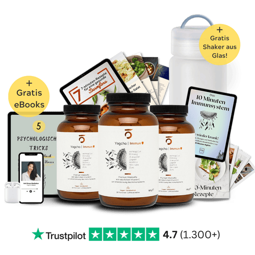Immun Starterset (3x Yagcho Immun, 1x Shaker, Gratis Ebooks, Gratis Versand) - yagcho