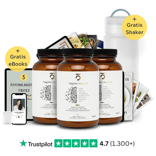 Neuro Starterset (3x Yagcho Neuro, 1x Shaker, Gratis Ebooks, Gratis Versand) - yagcho